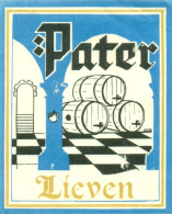 Oud Etiket Bier Pater Lieven - Brouwerij / Brasserie Van Den Bossche Te St-Lievens-Esse - Bière