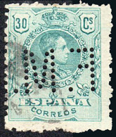 Madrid - Perforado - Edi O 275 - "F.M" (Francisco Morana) - Used Stamps