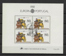 Portugal 1988 Europa/Cept Block 57 Gestempelt - Blokken & Velletjes