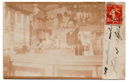 Intérieur De Bar. Comptoir. Carte Photo Animée - Arrondissement: 15