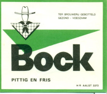 Oud Etiket Bier Bock - Brouwerij / Brasserie Van Den Bossche Te St-Lievens-Esse - Bière