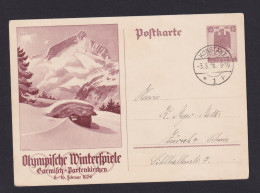 1936 - 15 Pf. Oly.-Ganzsache (P 256) Ab Konstanz Nach Zürich - Ohne Text - Zomer 1936: Berlijn