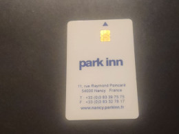 FRANCE-PARK INN-HOTAL KEY-(1050)(CHIP)GOOD CARD - Chiavi Elettroniche Di Alberghi