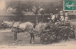 56 PORT-LOUIS LOCMIQUELIC  LORIENT  Fêtes 1910  Cortége De La Reine Des Fleurs De Bretagne...SUP PLAN 1910 RARE V. Descr - Port Louis