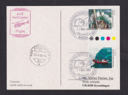 2003 - Zwischenstegpaar Mit Farbampel Auf Kart Ab Mawson In Die Schweiz - Autres & Non Classés