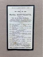 SCHITTECATTE Martha °NIEUWPOORT 1907 +BRUSSEL 1925 - DE BACKER - Avvisi Di Necrologio