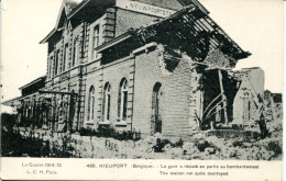 CPA - NIEUPORT (G.14/18) - LA GARE - Nieuwpoort