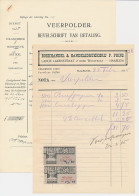 Omzetbelasting 5 CENT / 40 CENT - Haarlem 1935 - Fiscale Zegels