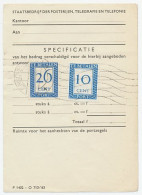 Em. Port 1947 Specificatie Antwoordnummers Enschede 1966 - Non Classificati