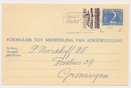 Verhuiskaart G. 24 S Hertogenbosch - Groningen 1967 - Interi Postali