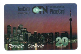 Toronto, Ontario  GSM Carte Prépayée CANADA Card (K 249) - Canada