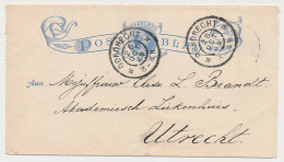 Postblad G. 2 B Dordrecht - Utrecht 1896 - Material Postal