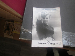 Sophie Darel Autographs - Cantantes Y Musicos