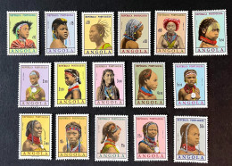 (Tv) Angola - 1961 Natives Complete Set - Af. 412 To 427 - MNH - Angola