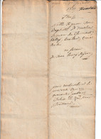 Acte De Donation De Jean Baptiste D'Omalius Seigneur De CLERMONT,  HALLOY  Et De BRABANT - Liège 1771 ( B374) - Manuscripten