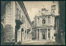 Cuneo Caraglio Chiesa Parrocchiale Municipio FG Cartolina MZ2101 - Cuneo