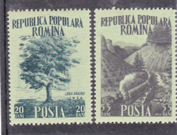 FOREST MOON 1956  MI.Nr.1580/81,MNH, ROMANIA - Ongebruikt