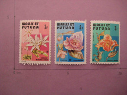 WALLIS Et FUTUNA NEUF 3 Timbres 1982 FLORE FLEURS FLOWERS NATURE MNH NEW - Nuevos