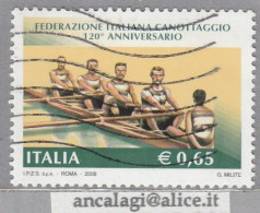 USATI ITALIA 2008 - Ref.1087 "FEDERAZIONE ITALIANA CANOTTAGGIO" 1 Val. - - 2001-10: Usados