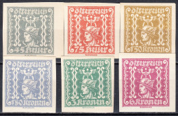 AUSTRIA 1921, NEWSPAPER STAMPS, INCOMPLETE MNH SERIES Of 6 STAMPS In GOOD QUALITY, *** - Ungebraucht