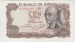 El Banco De Espana, Banconota FDS - Cien Pesetas - Anno 1970 - 100 Pesetas