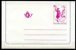 BE   Carte Lettre  10 Fr  1982     ---     Bel état - Kartenbriefe