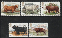 GRANDE BRETAGNE - N°1117/21 ** (1984) Bovins - Unused Stamps