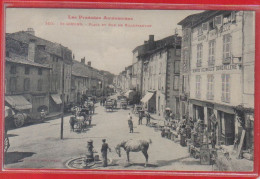 Carte Postale 09. Saint-Girons  Maison Universel  Denrées Coloniales Quincaillerierue De Villefranche  Très Beau Plan - Saint Girons