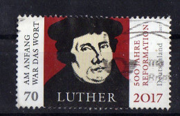 ALLEMAGNE Germany Nouveauté 2017 Reformation Martin Luther Obl. - Used Stamps