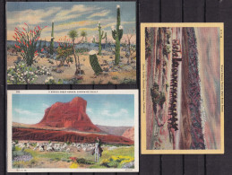 USA 8 Color Postal Cards Unused California 16102 - Other & Unclassified