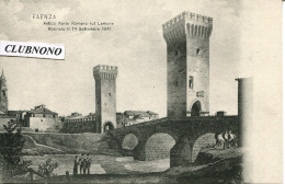 CPA - FAENZA -  ANTICO PONTE ROMANO SUL LAMONE - Faenza