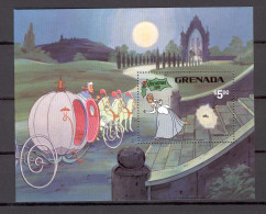 Disney Grenada 1981 Christmas - Cinderella MS MNH - Disney