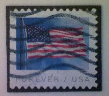 United States, Scott #5345, Used(o) Booklet, 2019, Flag Definitive, (55¢) - Oblitérés