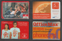 ITALIA:  RICARICHE  -  4  VARIE  -  QUESTE. - [2] Sim Cards, Prepaid & Refills