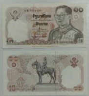 Thailand 10 Baht 1995 "120 Years Of Ministry Of Finance" Commemorative P-98 UNC - Thailand