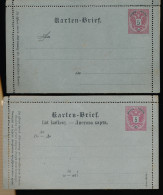 2 X KARTEN BRIEF          ZIE AFBEELDINGEN - Briefkaarten