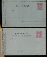 2 X KARTEN BRIEF          ZIE AFBEELDINGEN - Cartoline