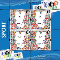 Finland Finnland Finlande 2018 Olympic Games Pyeongchang Olympics Sport Under The Neutral Flag Peterspost Sheetlet MNH - Hojas Bloque
