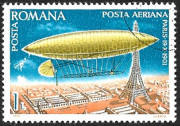 ROUMANIE 1978 - PA 253 - Dirigeable - Oblitéré - Used Stamps