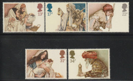 GRANDE BRETAGNE - N°1163/7 ** (1984) Noël - Unused Stamps