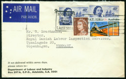 Br Australia, Adelaide 1971 Cover > Denmark (Department Of Labour And Industry) #bel-1048 - Briefe U. Dokumente