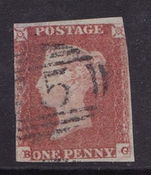 GB Line Engraved Victoria Imperf Penny Red Used. - Gebraucht