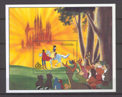 Disney Grenada 1987 Snow White And The Seven Dwarfs MS MNH - Disney