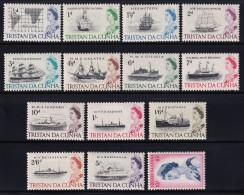 Tristan Da Cunha. 1965  Y&T. 71 / 84 MNH. - Tristan Da Cunha