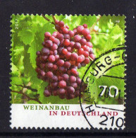 ALLEMAGNE Germany 2017 Vigne Vin Raisin Obl. - Used Stamps