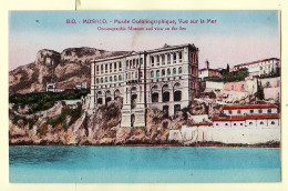 00844 ● Monaco MONTE-CARLO Musée Océanographique Vue Sur MER Océanographic Muséum 1920s -GILETTA 810 - Ozeanographisches Museum