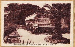 00658 ● CARQUEIRANNE 83-Var Restaurant D'Eté Hotel BEAU-RIVAGE 1930s  - Carqueiranne