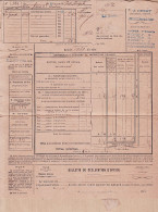 00604 ● Commune De LA GARDE CONTRIBUTION FONCIERE Avertissement ROS Bouchonnier -Percepteur CIRET 18.04.1919 - 1900 – 1949