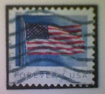 United States, Scott #5345, Used(o) Booklet, 2019, Flag Definitive, (55¢) - Oblitérés