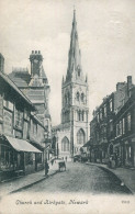 NOTTS - NEWARK - CHURCH AND KIRKGATE 1906 Nm326 - Altri & Non Classificati